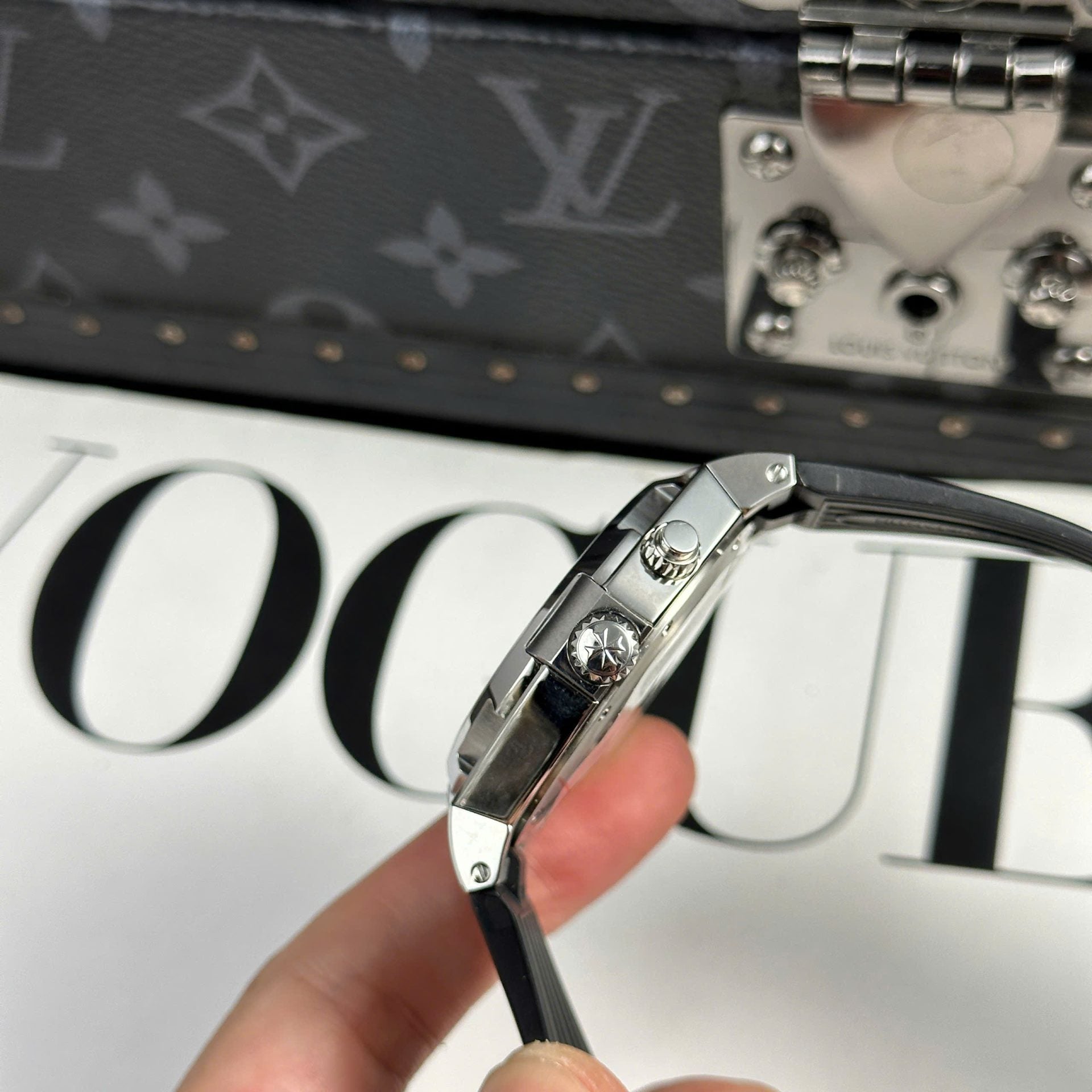 Vacheron Constantin Watch Overseas Dual Time 47450 Gray 42mm - Image 8