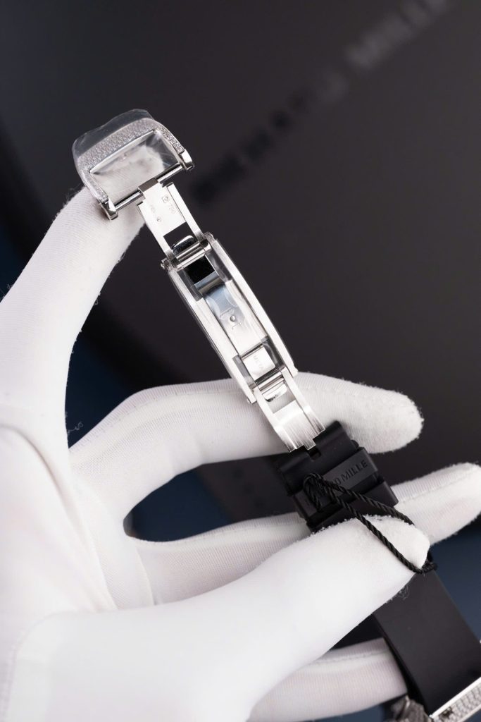 Đồng Hồ Nữ Richard Mille RM07-01 Replica 11 Đính Đá Dây Cao Su Xưởng ZF 36mm (2)