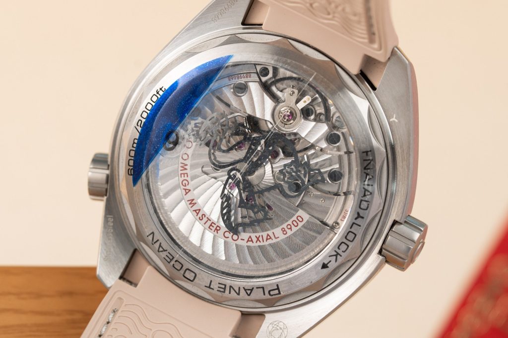 Omega Watch Planet Ocean 600M Dial Light Pink 43.5mm - Image 9