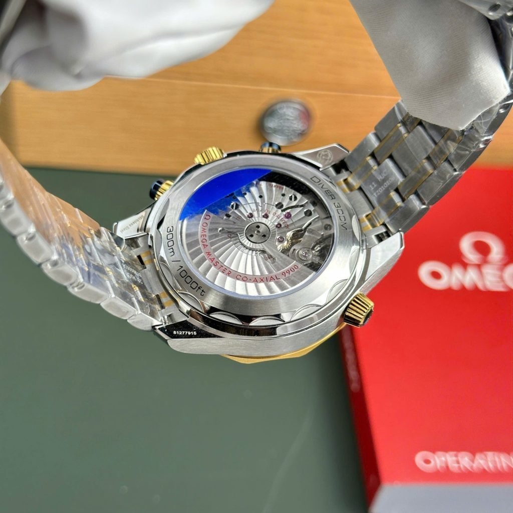 Omega Watch Seamaster Diver 300M Chronograph Dial Blue 44mm - Image 8