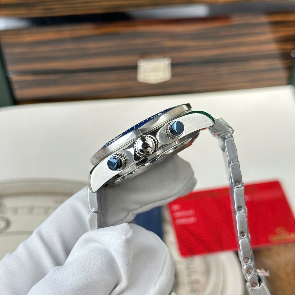 Omega Watch Seamaster Diver 300M Chronograph Dial Black 44mm - Image 6