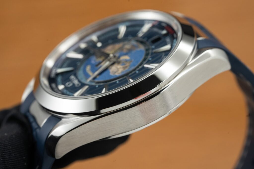 Omega Watch Seamaster Aqua Terra Blue Dial Rubber Strap 43mm - Image 6