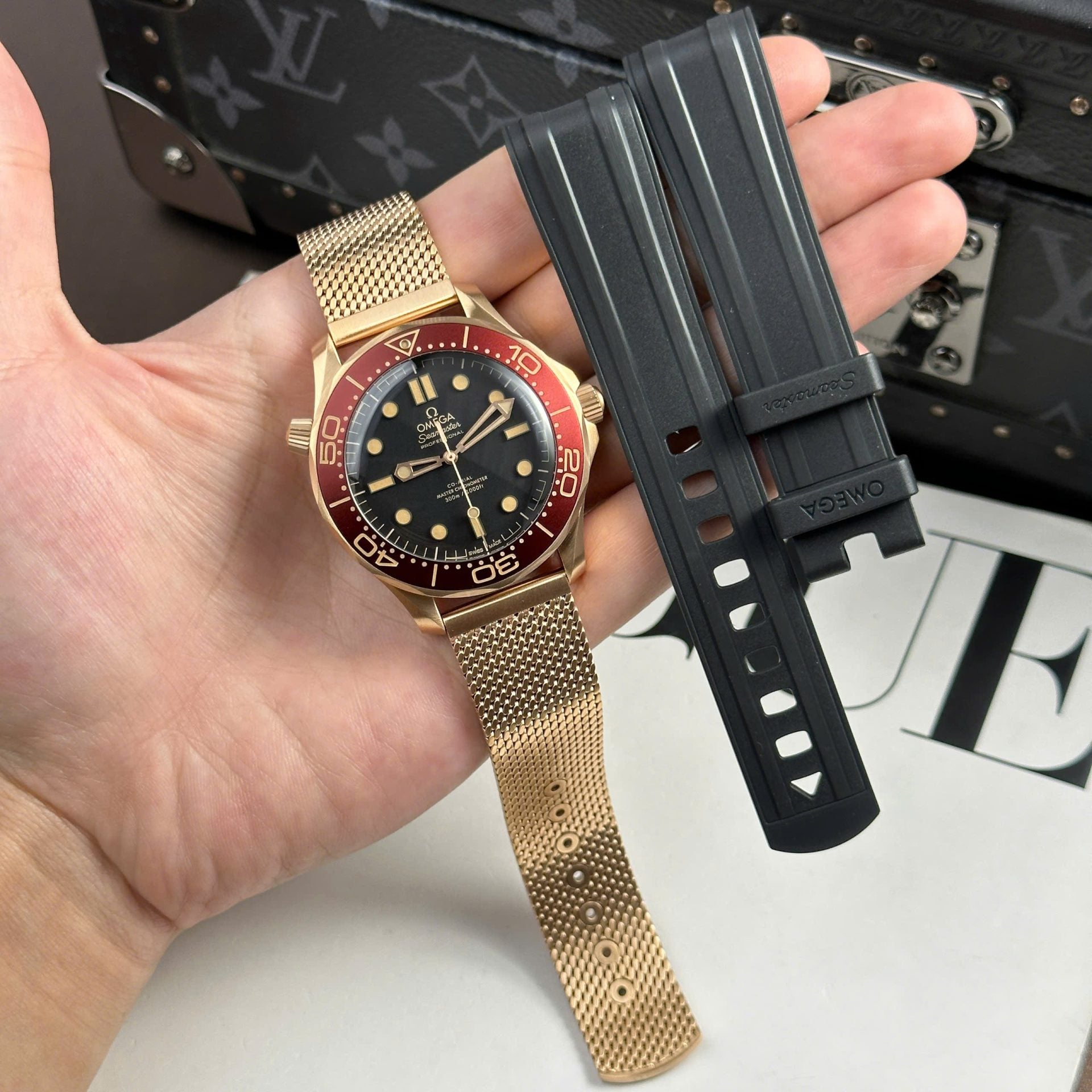 Omega Watch Seamaster Diver 300M Bronze Gold 42mm
