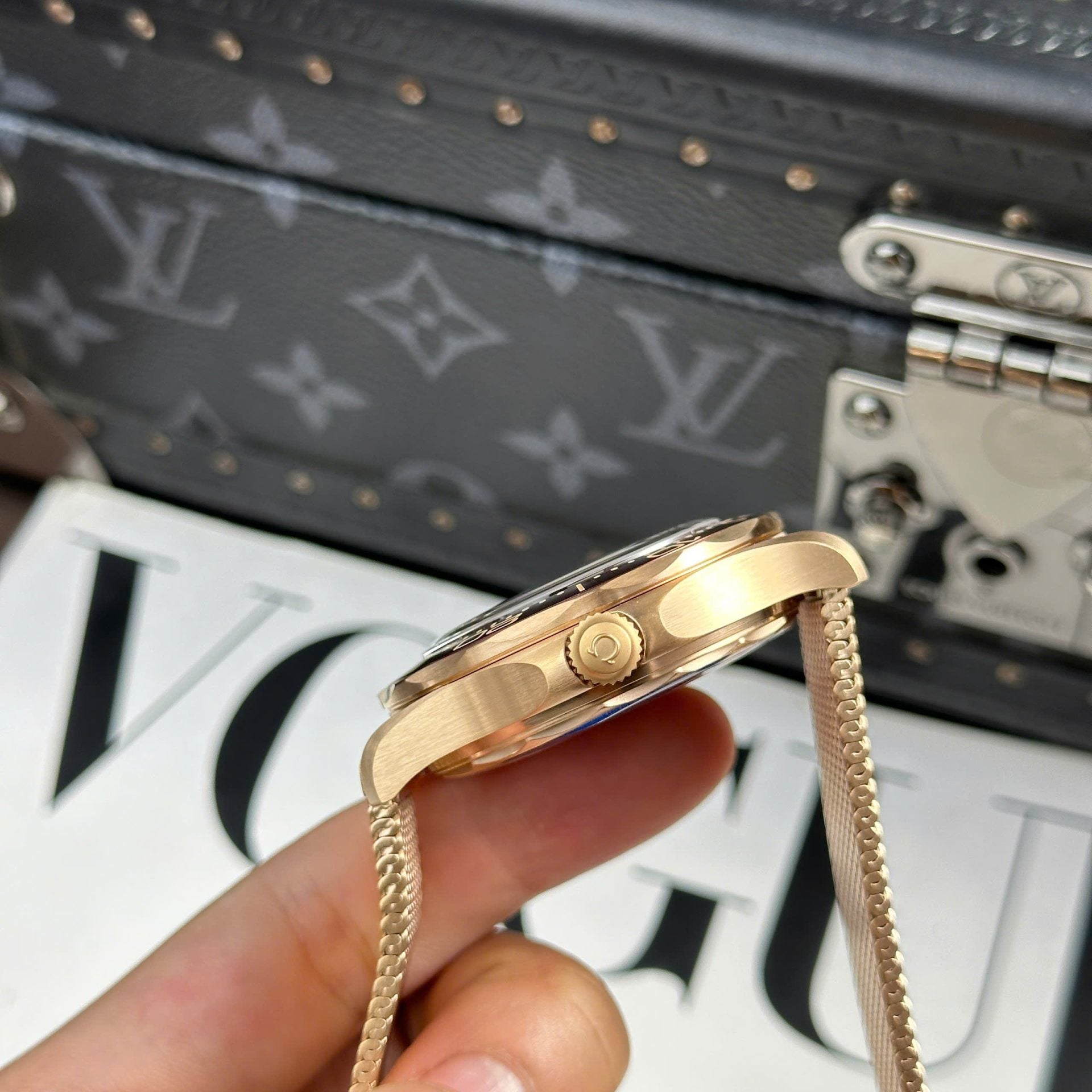 Omega Watch Seamaster Diver 300M Bronze Gold 42mm - Image 7