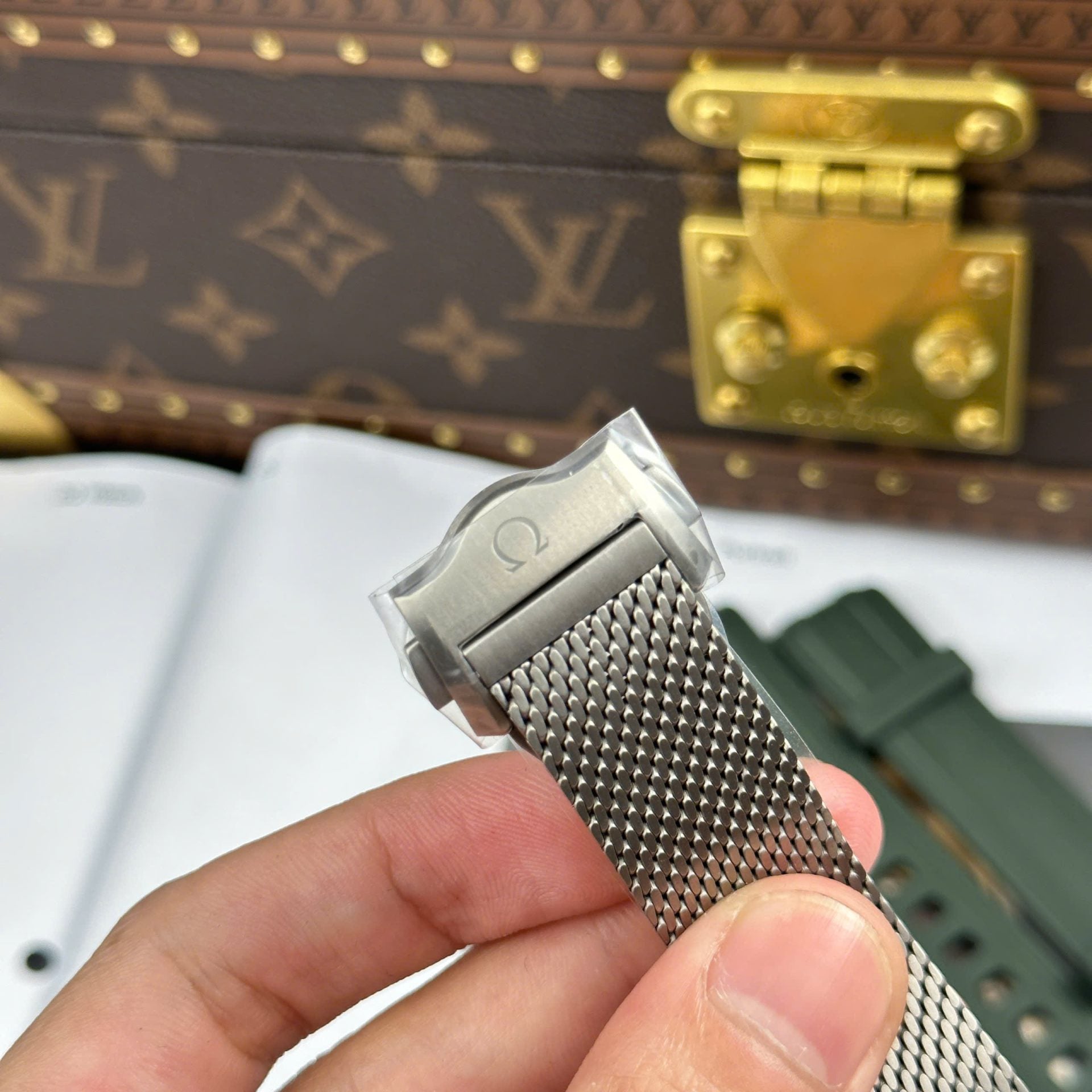 Omega Seamaster Driver 300 Watch Green Dial 42mm - Image 8