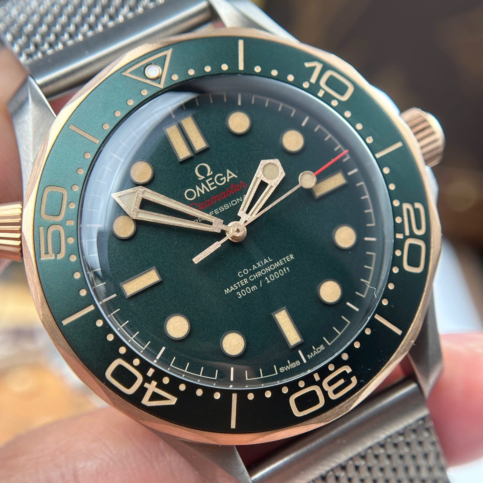 Omega Seamaster Driver 300 Watch Green Dial 42mm - Image 3