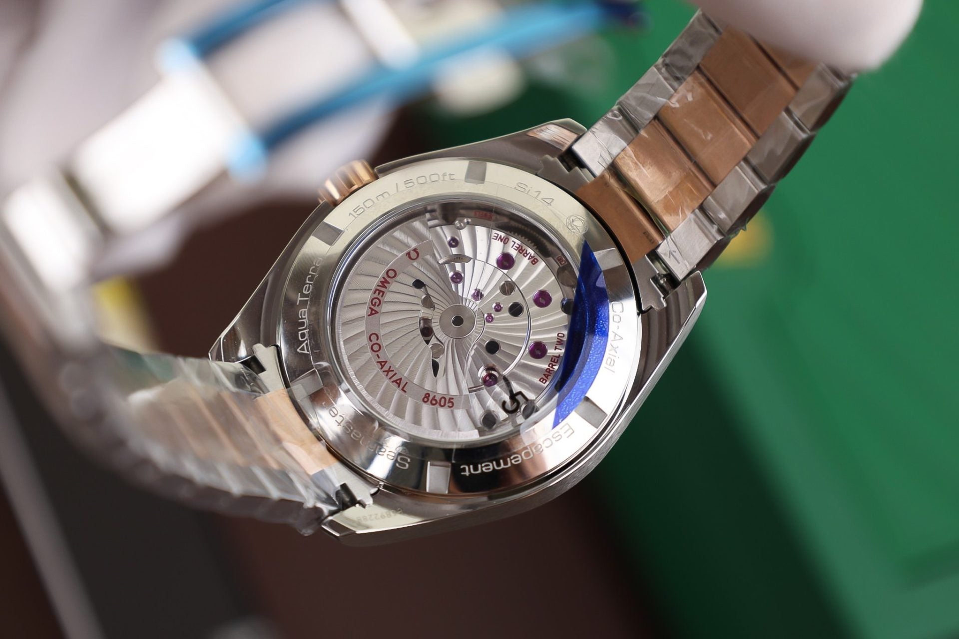 Omega Seamaster Watch Chocolate Dial 41.5mm - Image 4