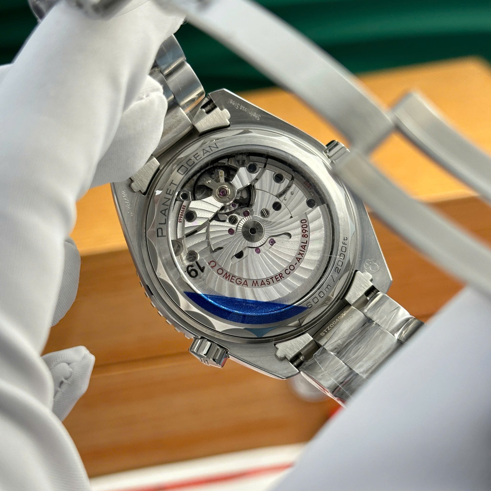 Omega Seamaster Planet Ocean 600M Watch Metal Wire 43.5mm - Image 8