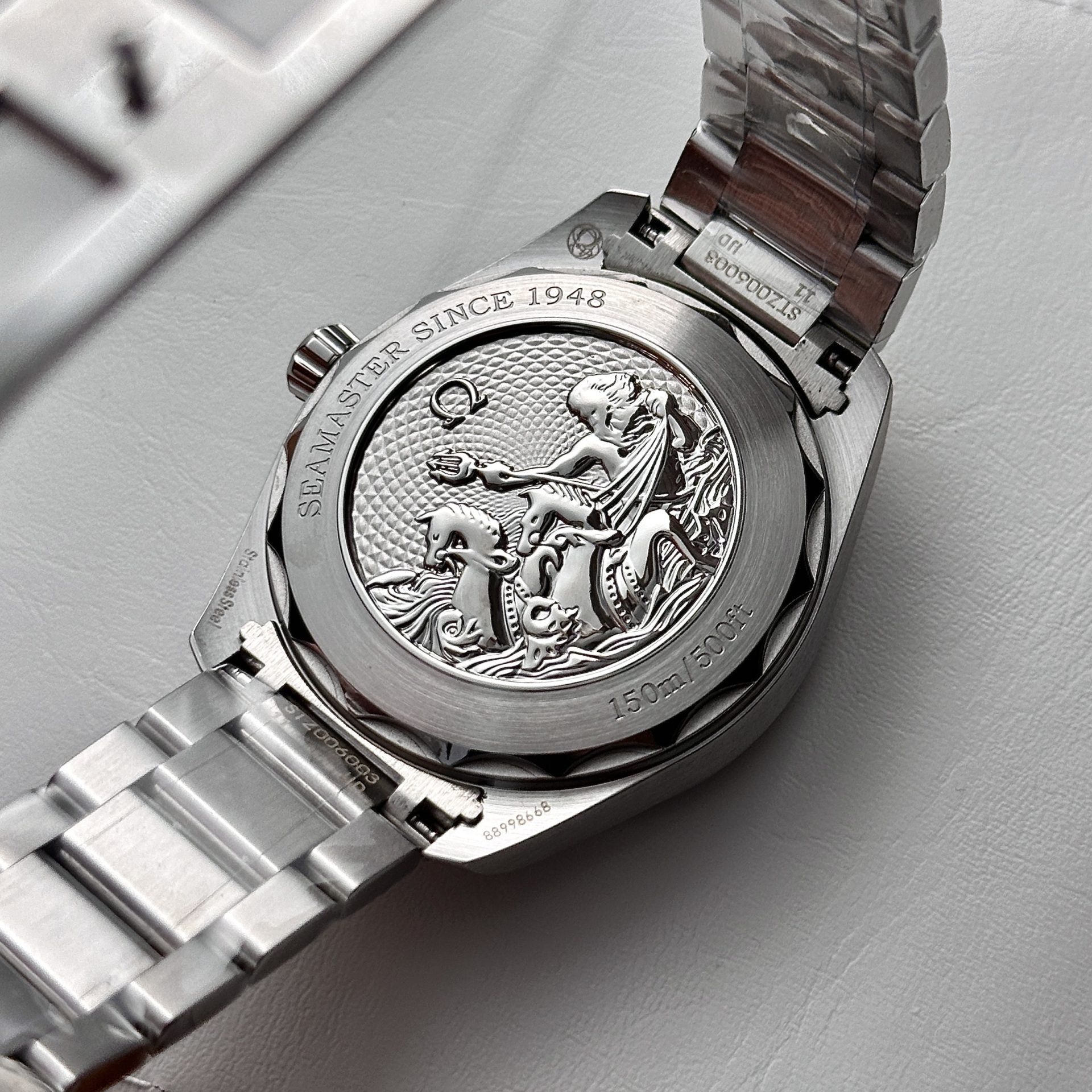 Omega Seamaster Aqua Terra Worldtimer Dial Blue Watch 43mm - Image 6