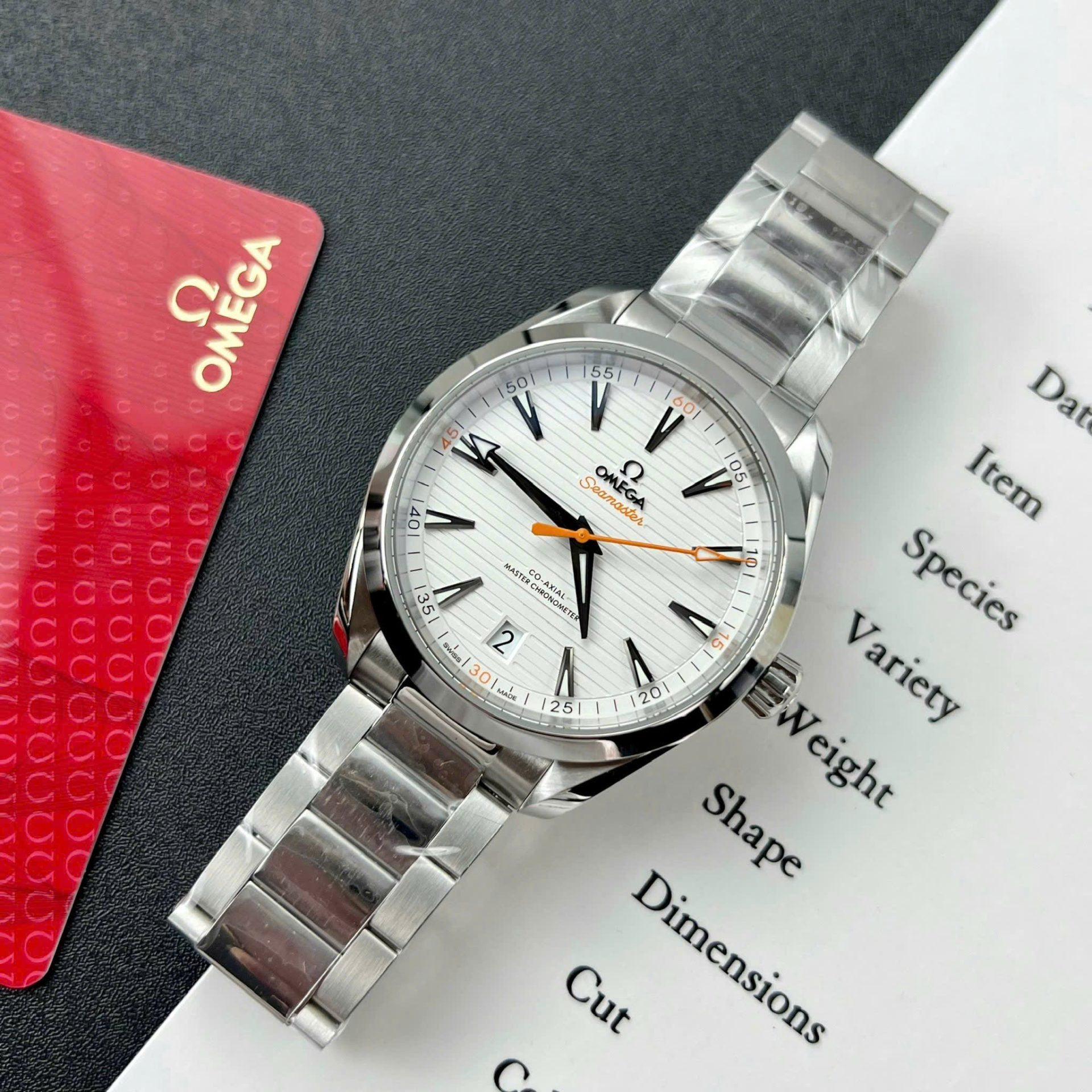 Omega Seamaster Watch White Dial 40mm - Image 2