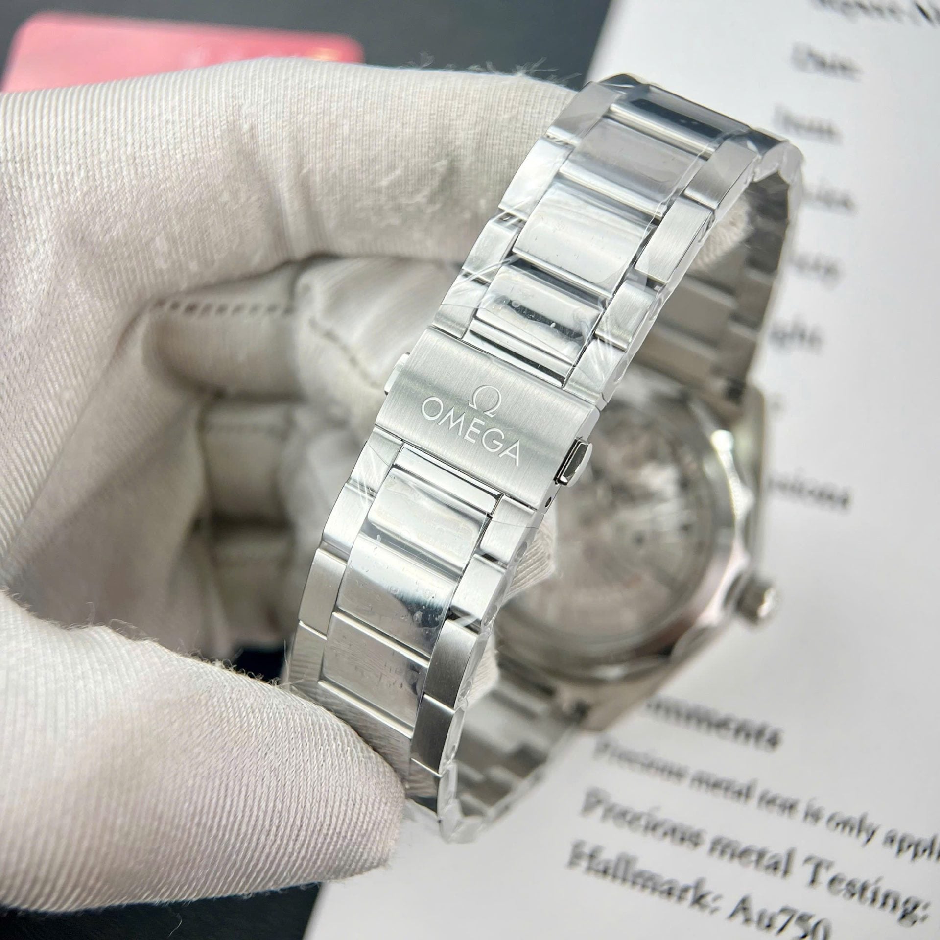 Omega Seamaster Watch White Dial 40mm - Image 9