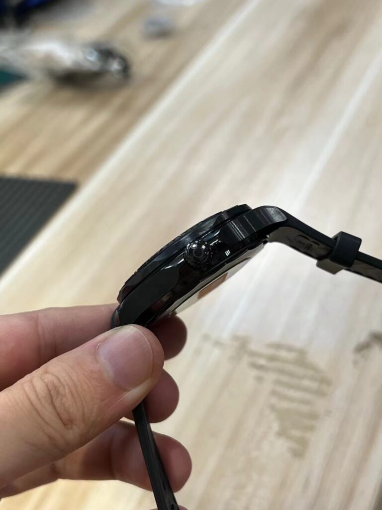 Omega Seamaster Watch Black Ceramic Case Rubber Strap 42mm - Image 4