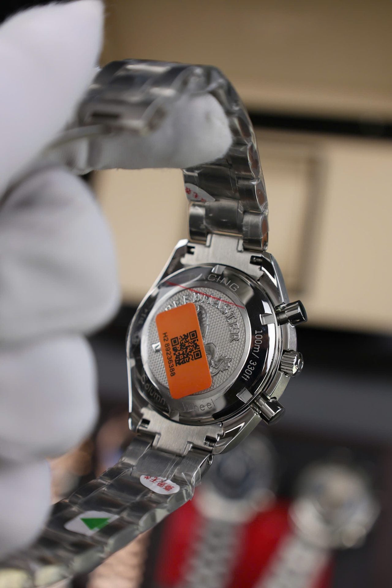 Omega Speedmaster Watch Racing Chronograph Dial Blue 40mm - Image 7