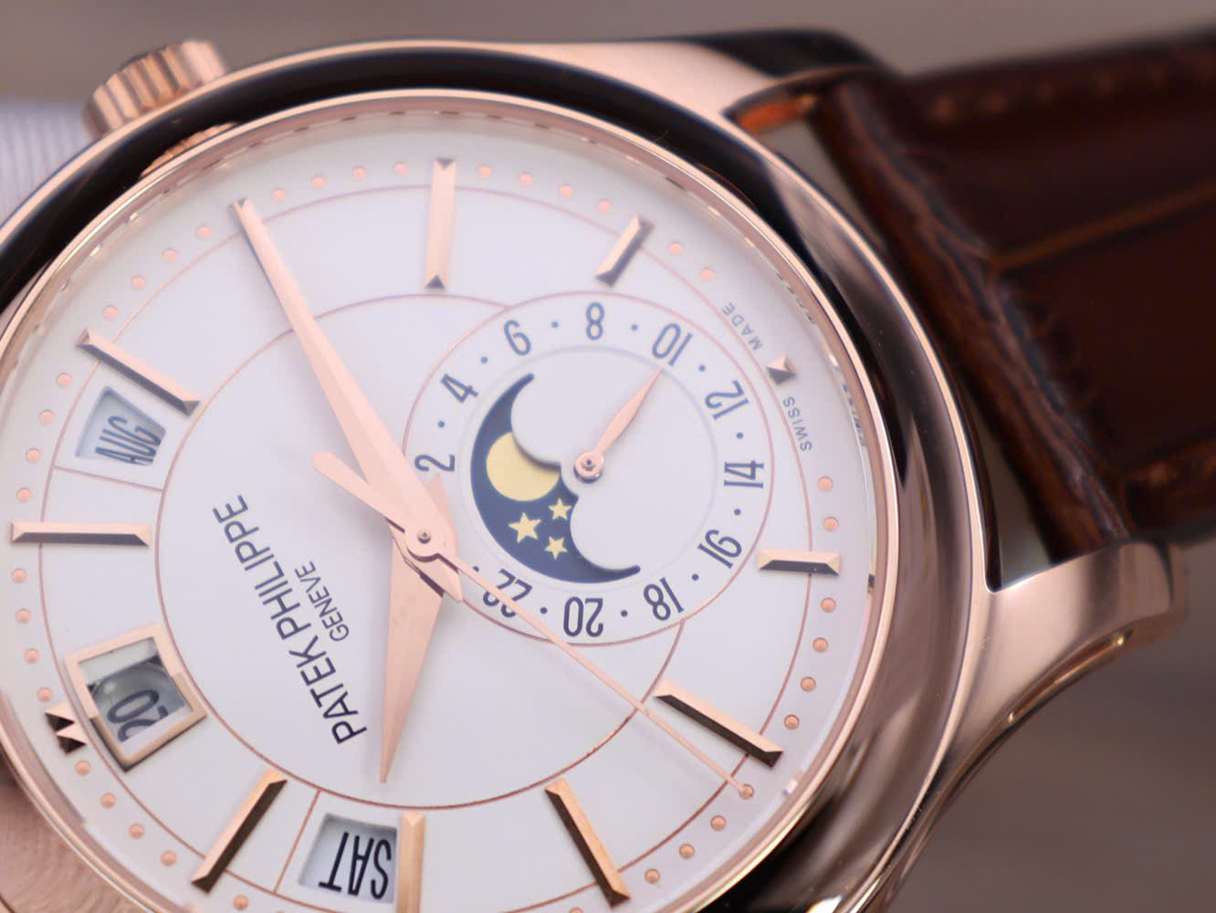 Patek Philippe 5205R 18K Rose Gold Wrapped Watch 40mm - Image 5