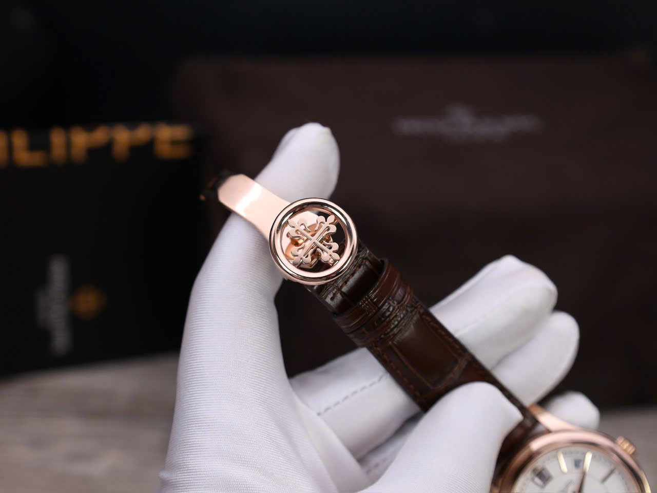 Patek Philippe 5205R 18K Rose Gold Wrapped Watch 40mm - Image 9