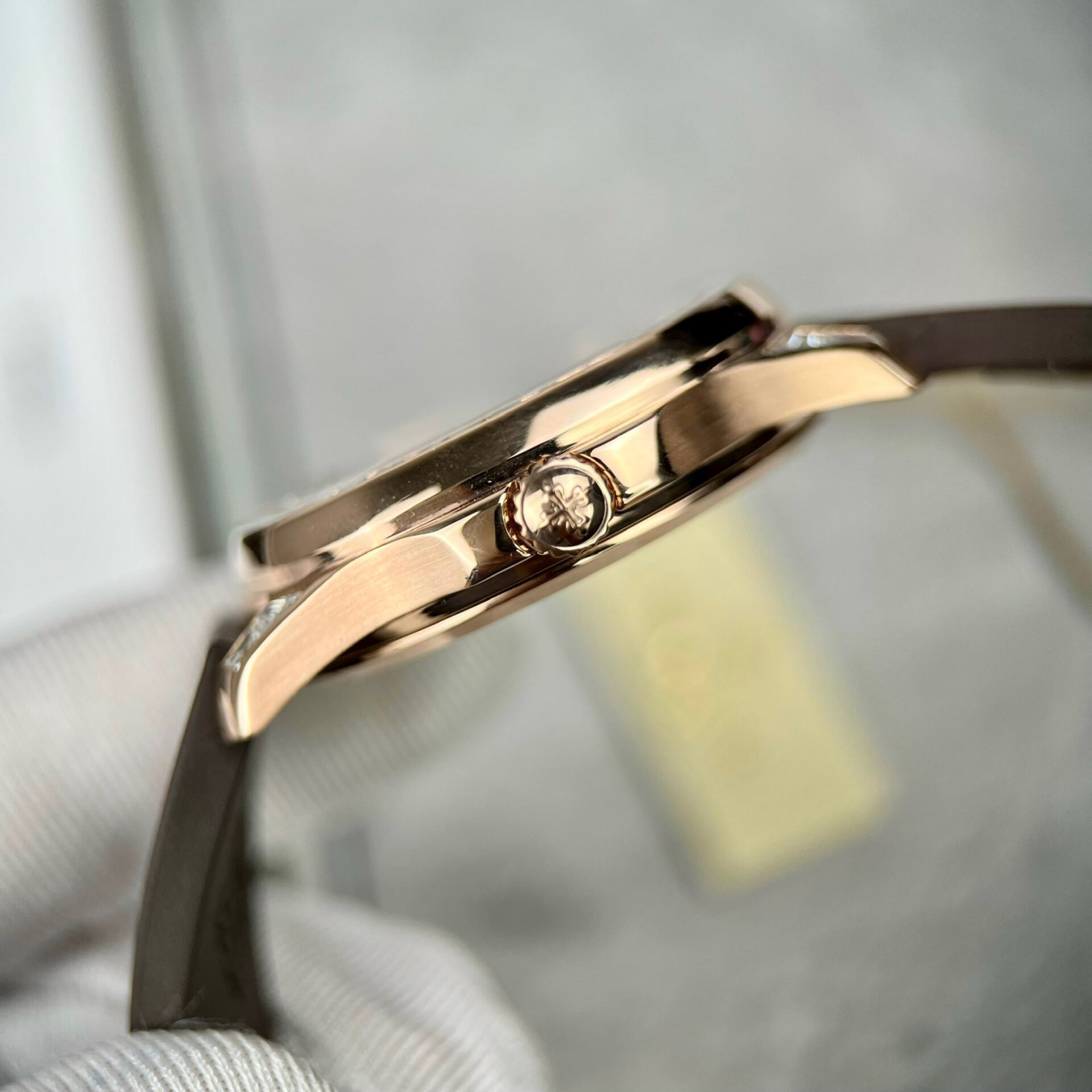 Patek Philippe Aquanaut 5062 Watch Gold Wrapped Moissanite 35.6mm - Image 6