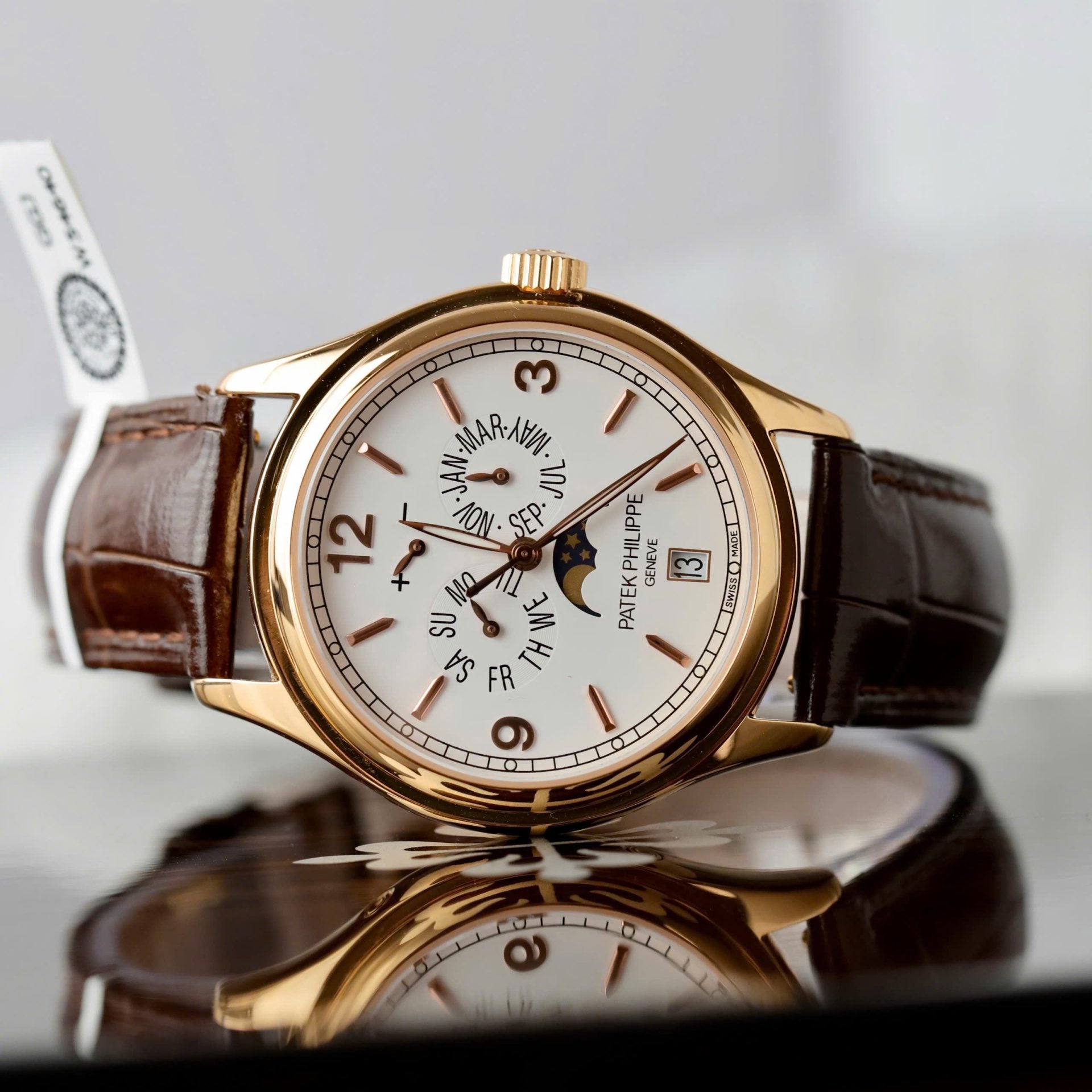 Patek Philippe Complications 5146 Watch 18K Gold Wrapped 39mm - Image 3