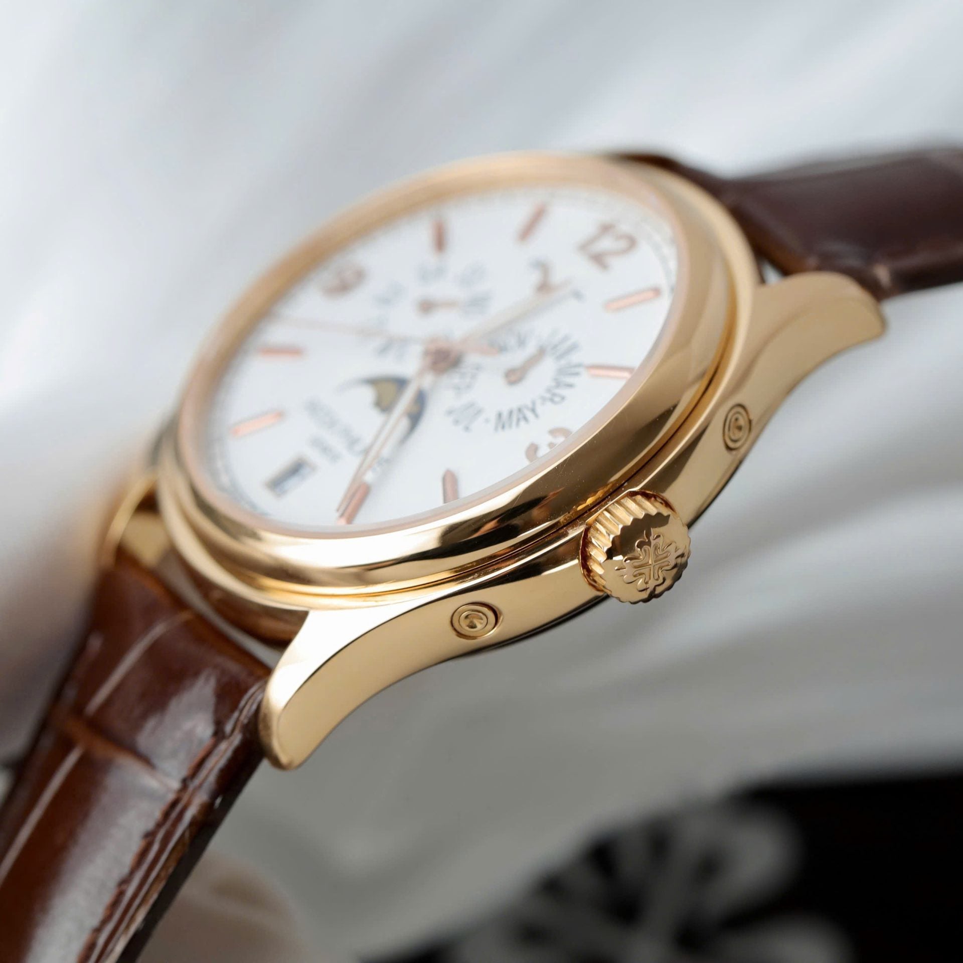 Patek Philippe Complications 5146 Watch 18K Gold Wrapped 39mm - Image 7
