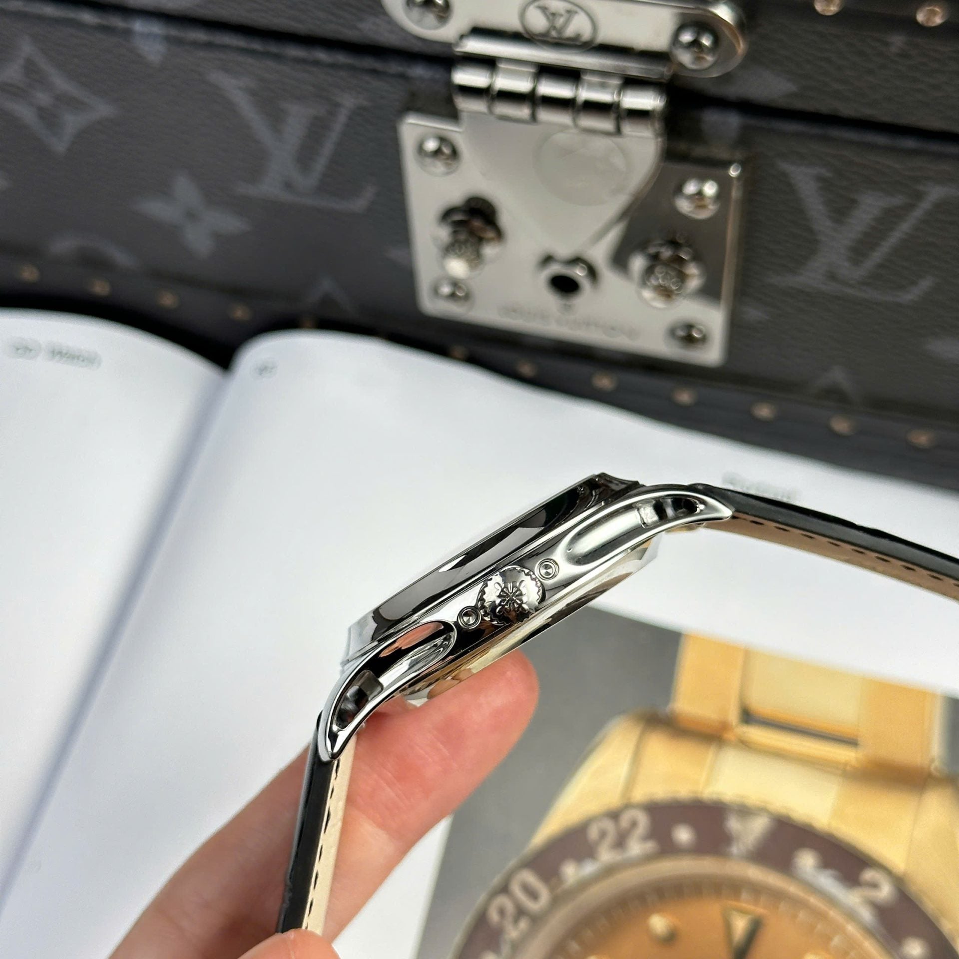 Patek Philippe Complications 5205G Watch Leather Strap 40mm - Image 7