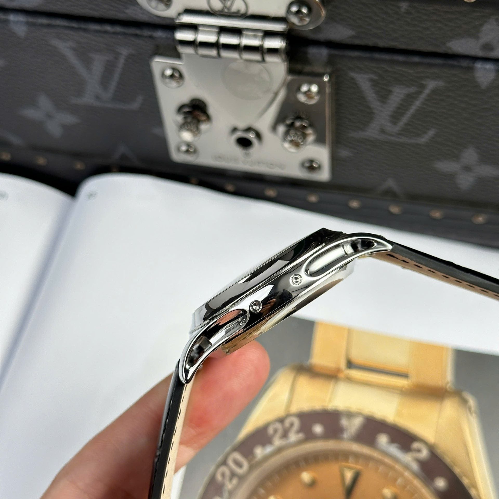 Patek Philippe Complications 5205G Watch Leather Strap 40mm - Image 8