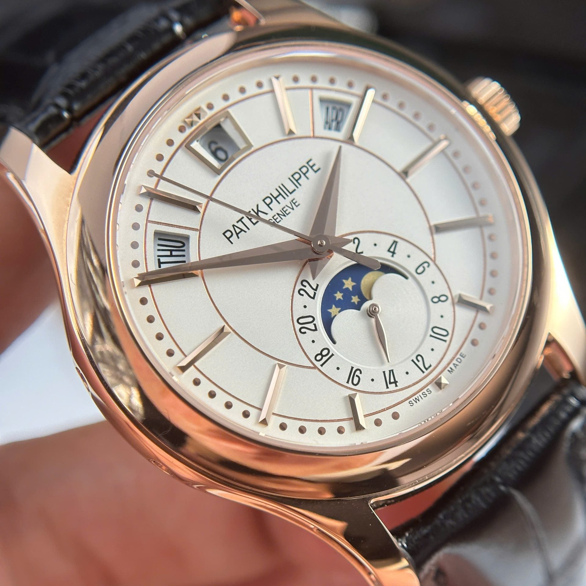 Patek Philippe Complications 5205R Watch Leather Strap 40mm - Image 5