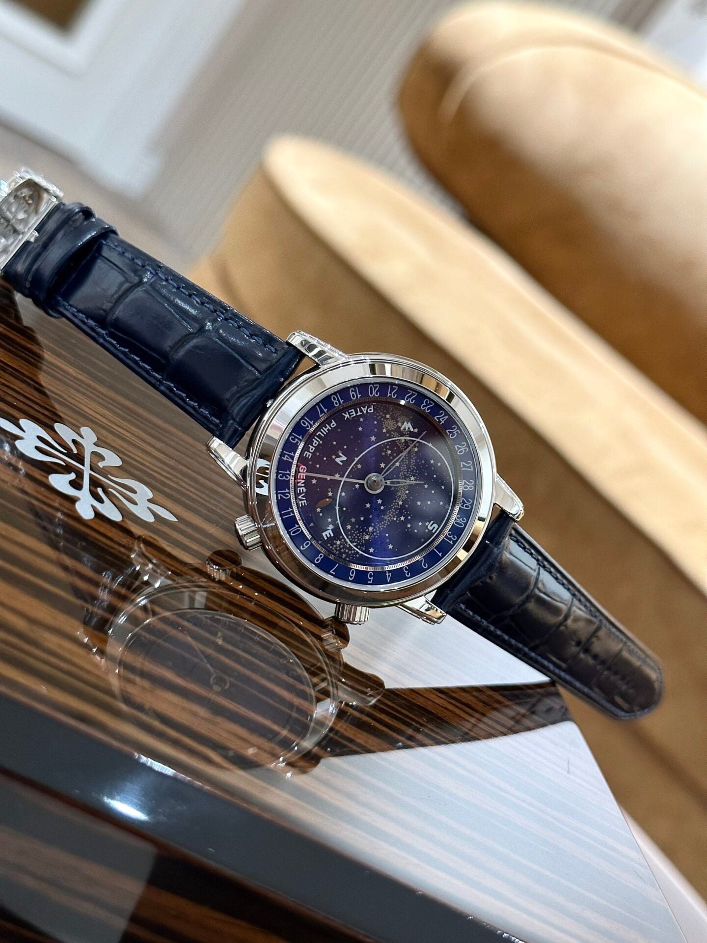 Patek Philippe Complications 6102 Watch Blue 44mm - Image 6