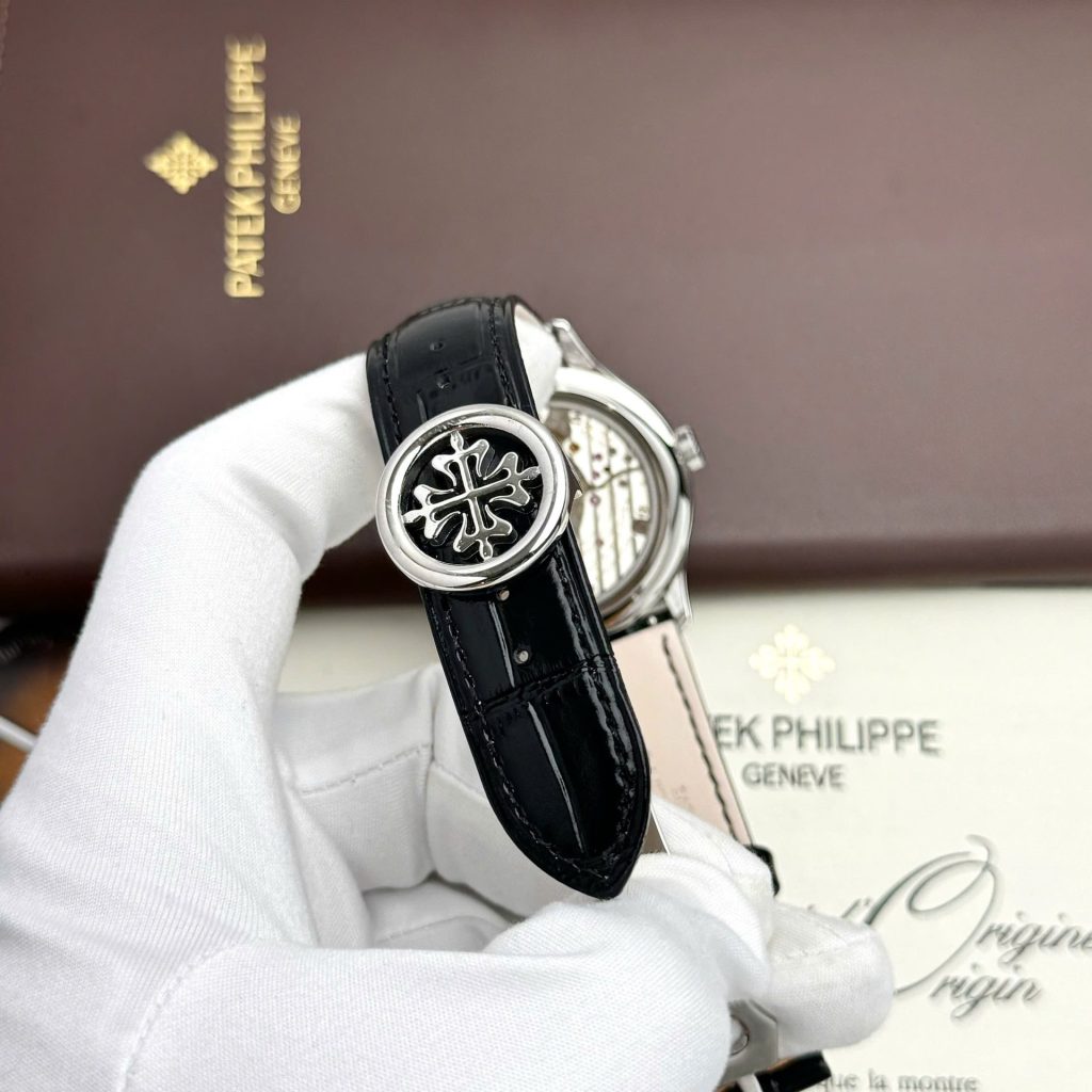 Đồng Hồ Patek Philippe Grand Complications 5327 Replica 11 Mặt Xám Dây Da Đen Nhà Máy 3K 40mm (2)