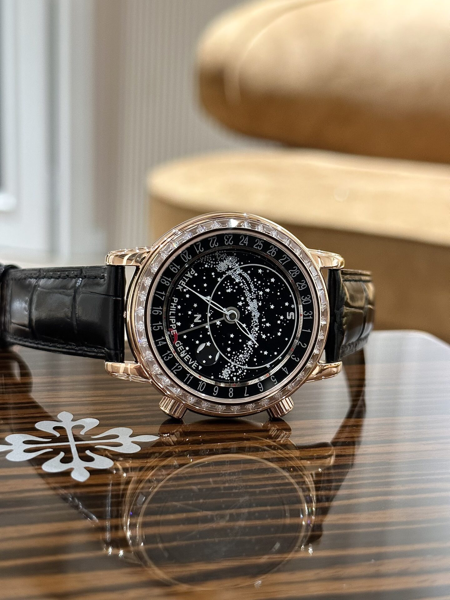 Patek Philippe Grand Complications 6104R Watch Rose Gold 44mm - Image 2