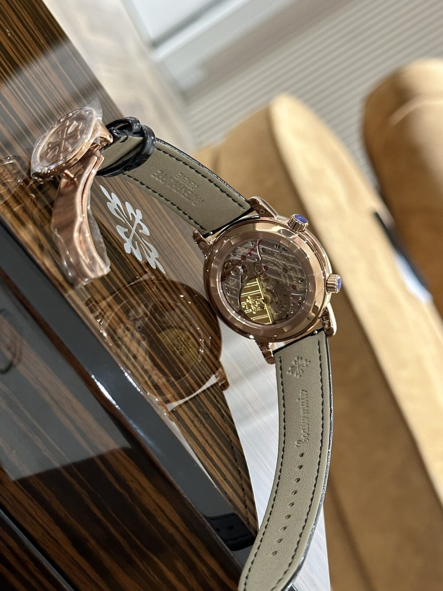 Patek Philippe Grand Complications 6104R Watch Rose Gold 44mm - Image 8