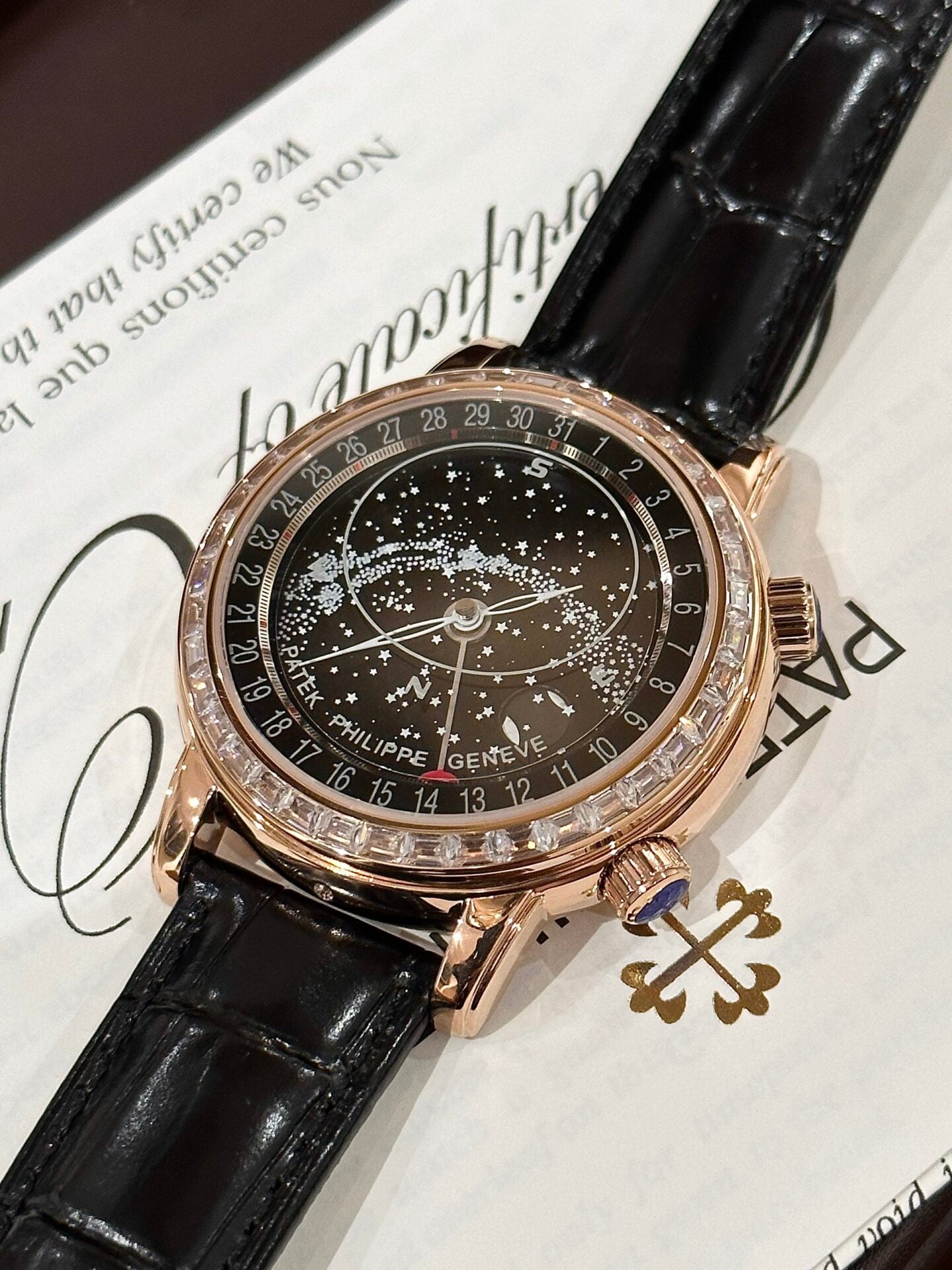 Patek Philippe Grand Complications 6104R Watch Rose Gold 44mm - Image 4
