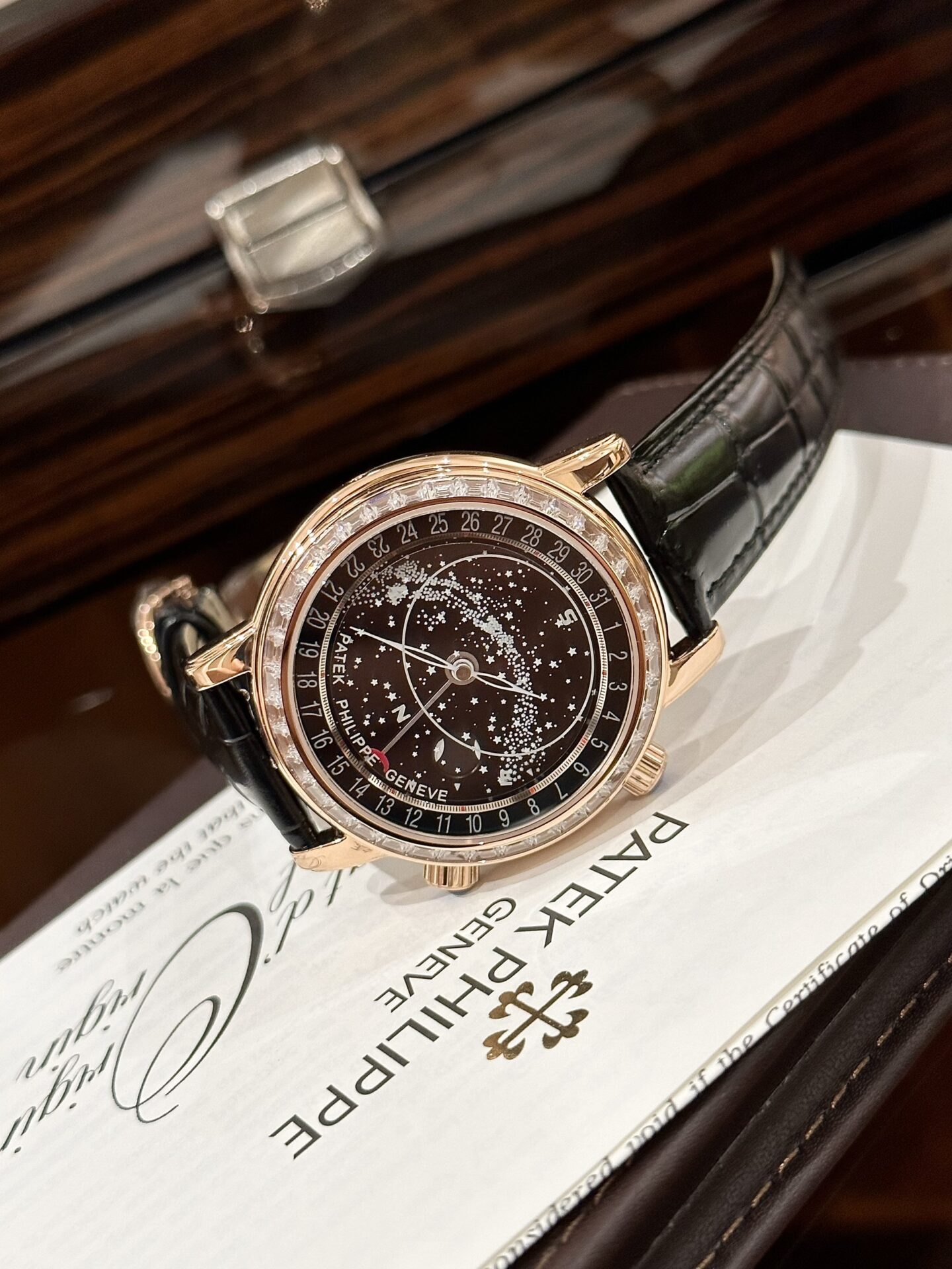 Patek Philippe Grand Complications 6104R Watch Rose Gold 44mm - Image 3