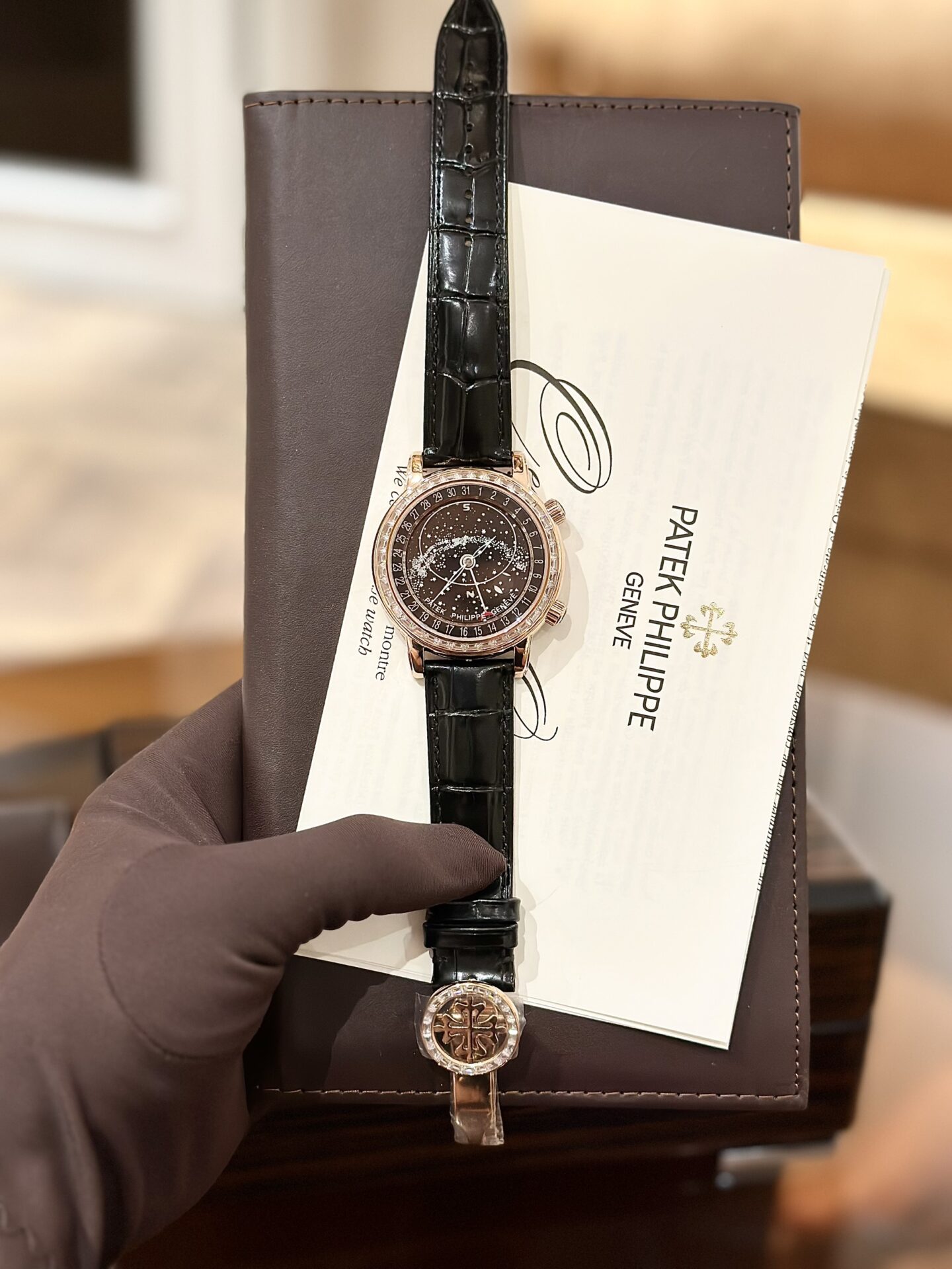 Patek Philippe Grand Complications 6104R Watch Rose Gold 44mm