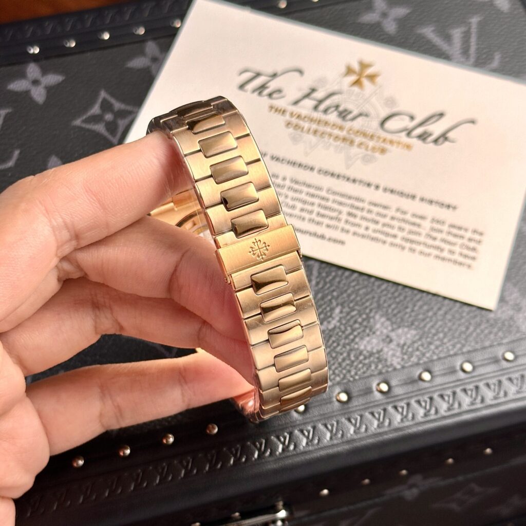 Đồng Hồ Patek Philippe Nautilus 5711 Mặt Nâu Vỏ Vàng Hồng 3K Factory 40mm (2)