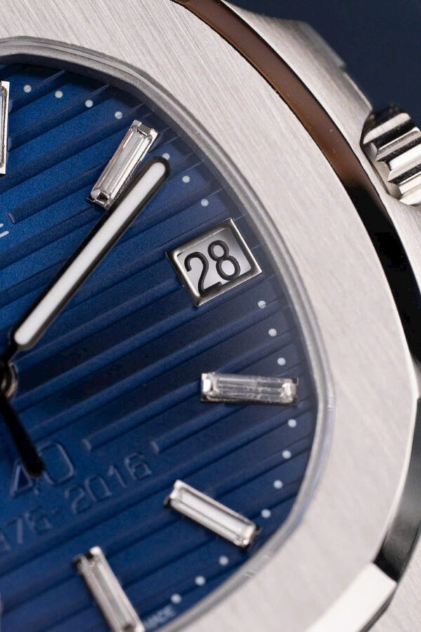 Patek Philippe Nautilus 5711 Watch 40th Anniversary Dial Blue 40mm - Image 6