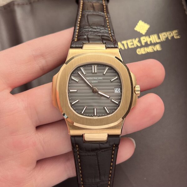 Patek Philippe Nautilus 5711 Watch Leather Strap 40mm