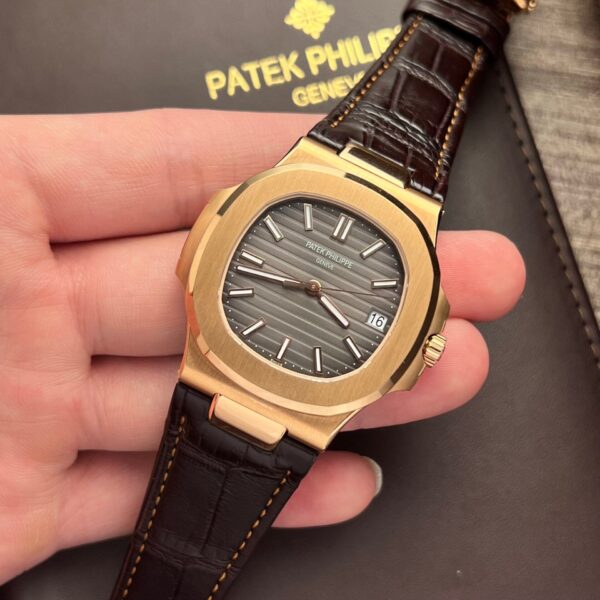 Patek Philippe Nautilus 5711 Watch Leather Strap 40mm - Image 2