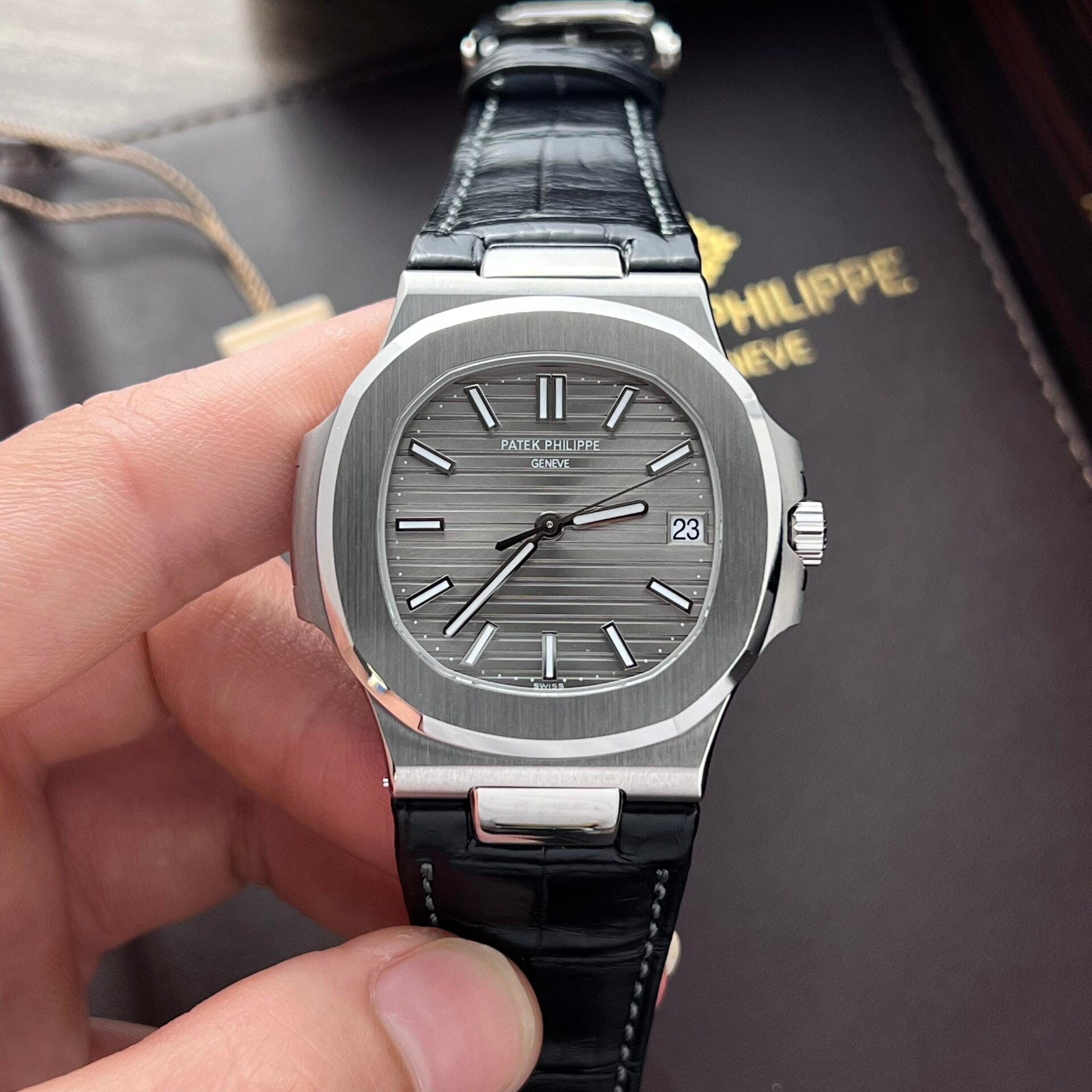 Patek Philippe Nautilus 5711 Watch Gray Dial 40mm
