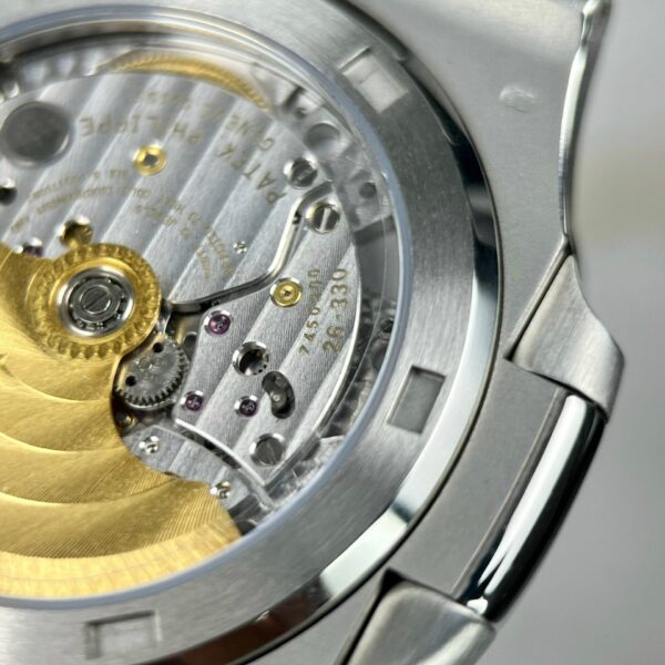 Patek Philippe Nautilus 5711 Watch Leather Strap Green Dial 40mm - Image 7