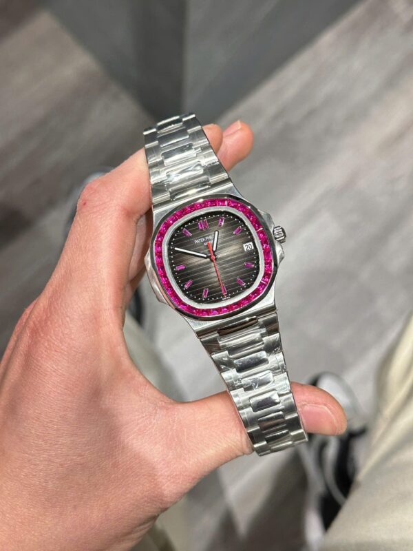 Patek Philippe Nautilus 5711 Watch Bezel Ruby Red 40mm