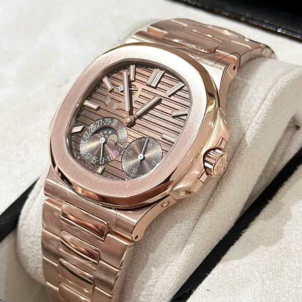 Patek Philippe Nautilus 5712 Gold Wrapped Chocolate Dial 40mm - Image 6