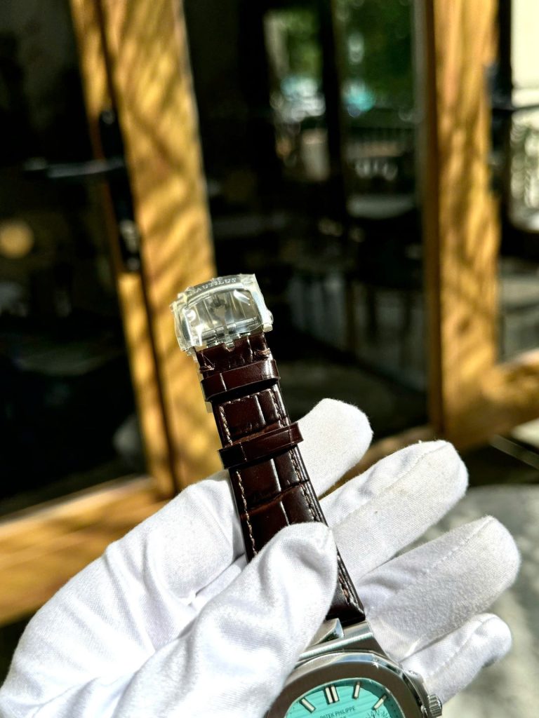 Đồng Hồ Patek Philippe Nautilus 5740G Rep 11 Cao Cấp Nhất Mặt Xanh Tiffany Xưởng TWS 40mm (8)