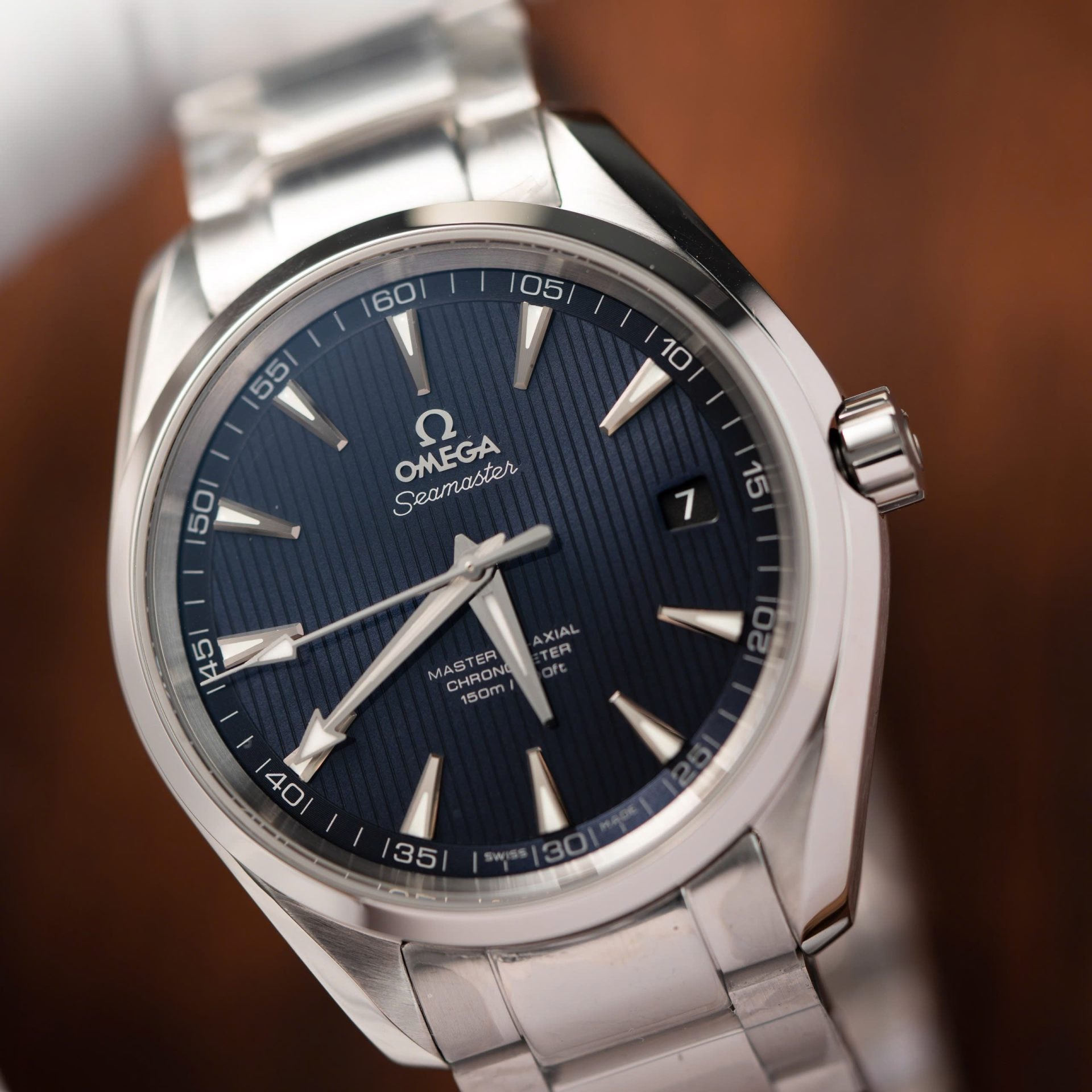 Omega Seamaster Aqua Terra Watch Black Dial 41mm - Image 2