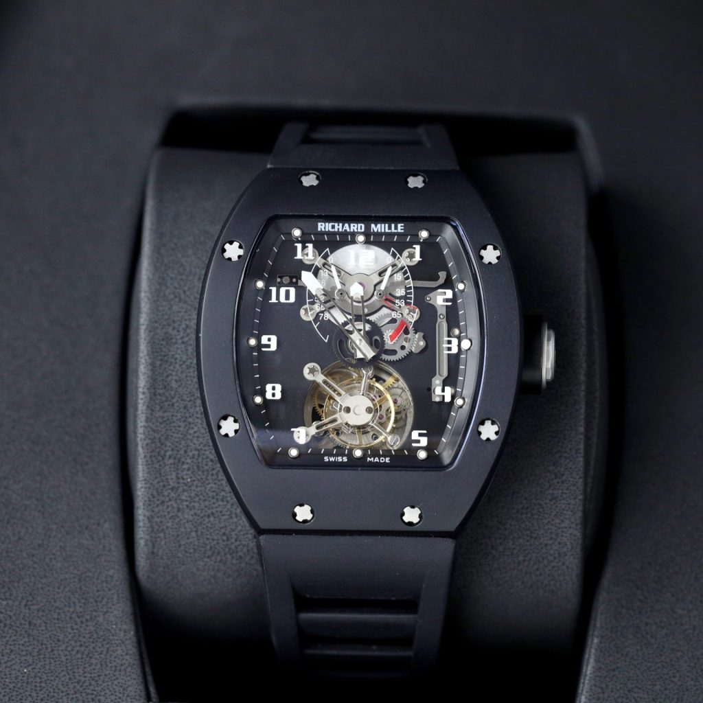 Đồng Hồ Richard Mille Chế Tác Vỏ Gốm RM001 Tourbillon Replica 11 42mm (1)