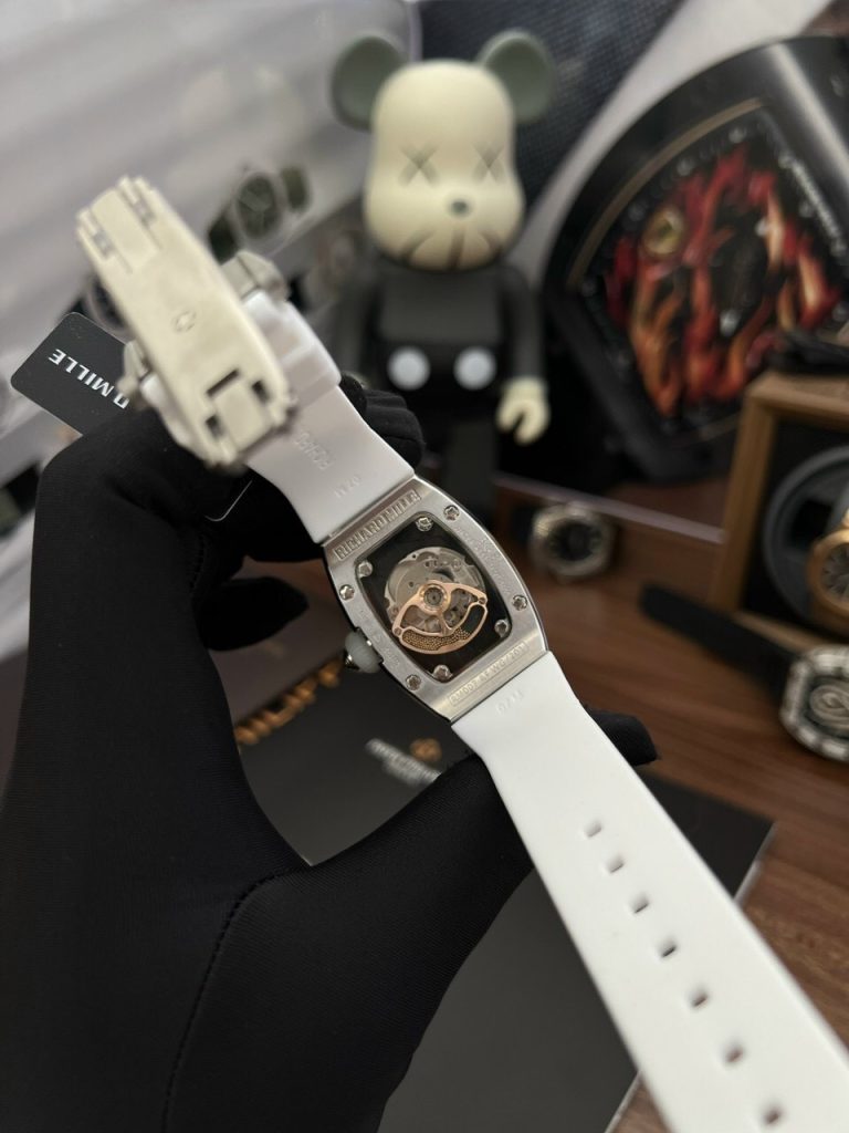 Đồng Hồ Richard Mille RM007 Rep 11 Nữ Màu Trắng Mặt Xà Cừ 36mm (1)