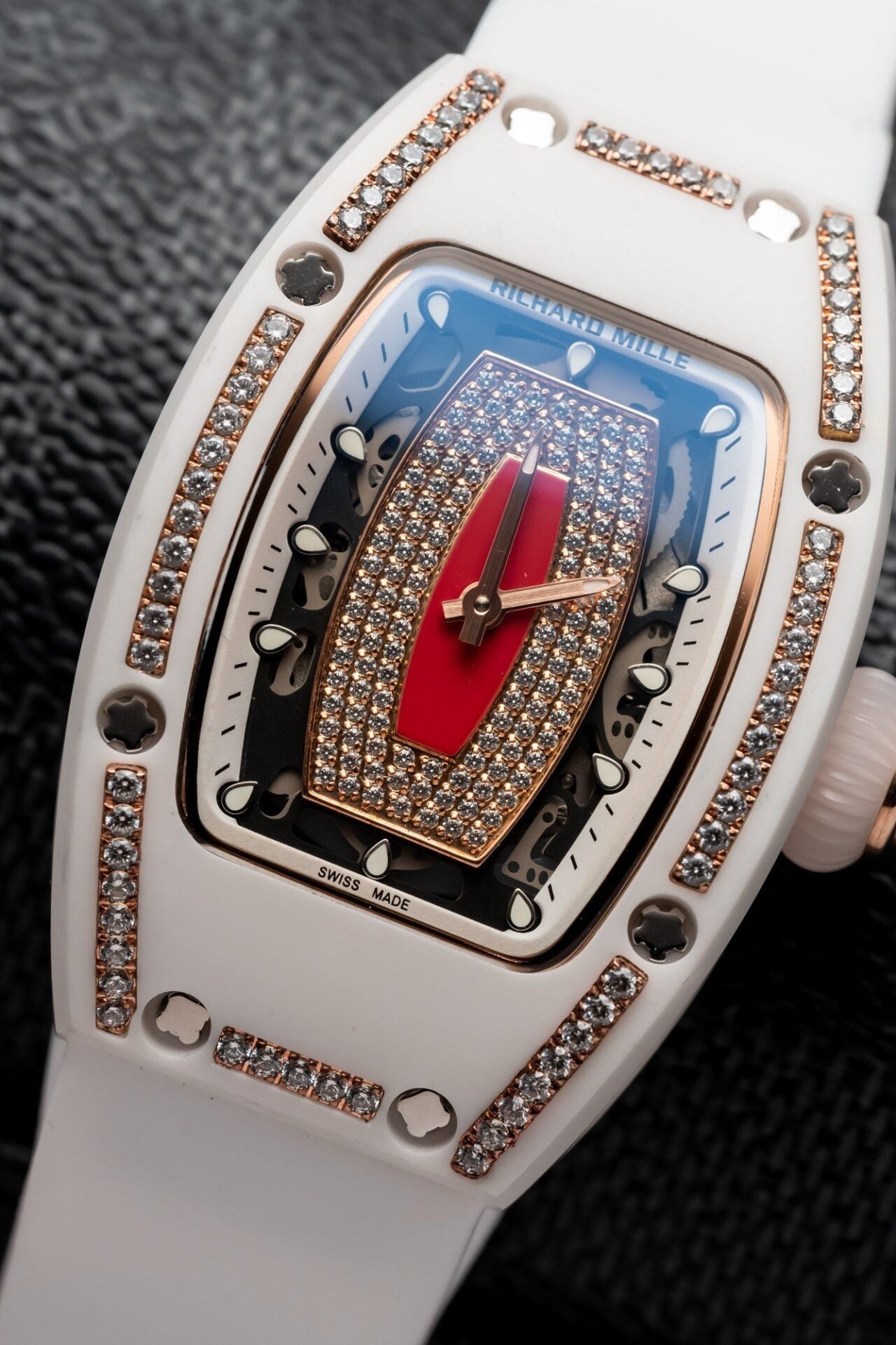 Richard Mille RM07-01 Watch With Diamonds White Ceramic Case 36mm - Image 4