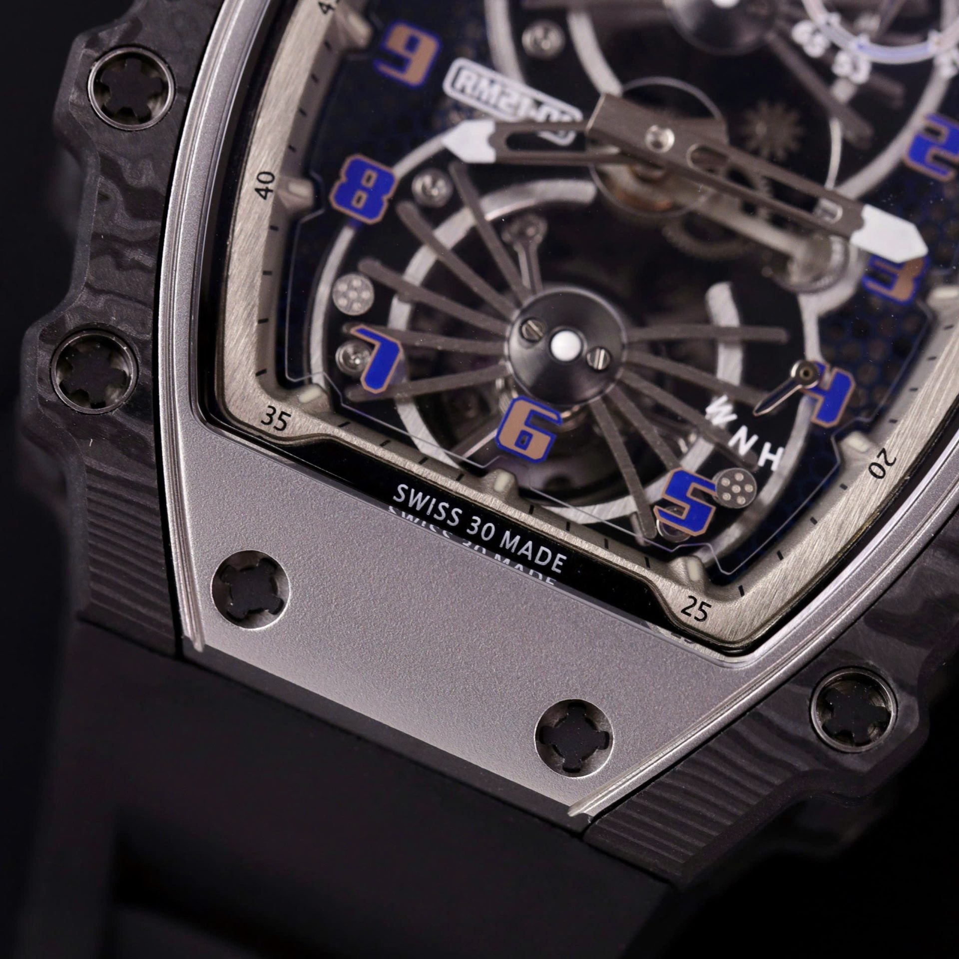 Richard Mille RM21-01 Tourbillon Watch Rubber Strap 45mm - Image 5