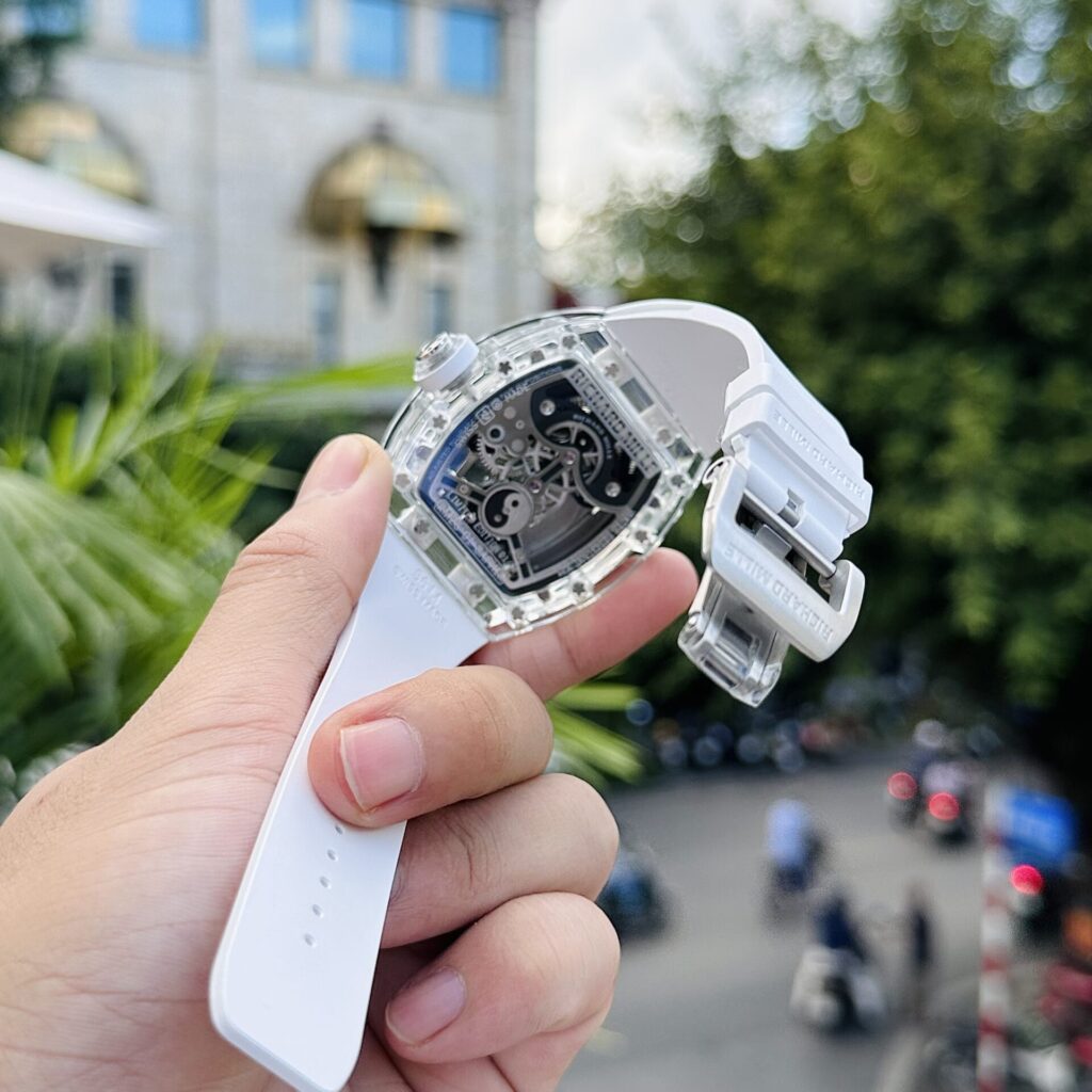 Đồng Hồ Richard Mille RM26-01 Tourbillon Sapphire Gấu Trúc 43mm (1)