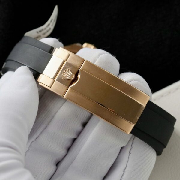 Rolex Yacht Watch Gold Wrapped + Moissanite Diamonds 40mm - Image 10