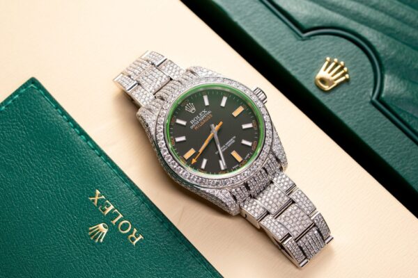 Rolex Watch With Moissanite Diamond Hong Kong 41mm - Image 2