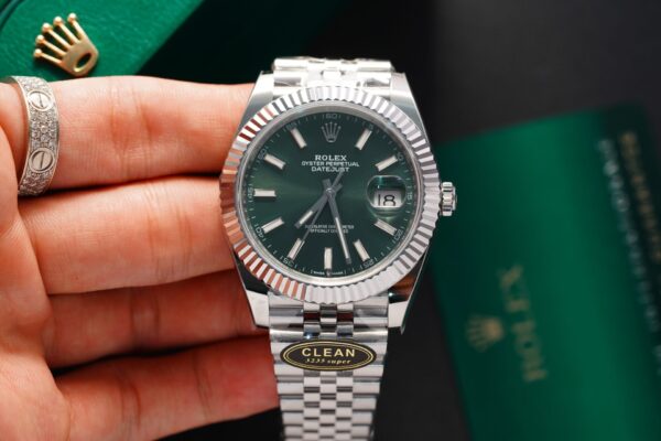 Rolex Datejust 126334 Watch Green Dial 41mm
